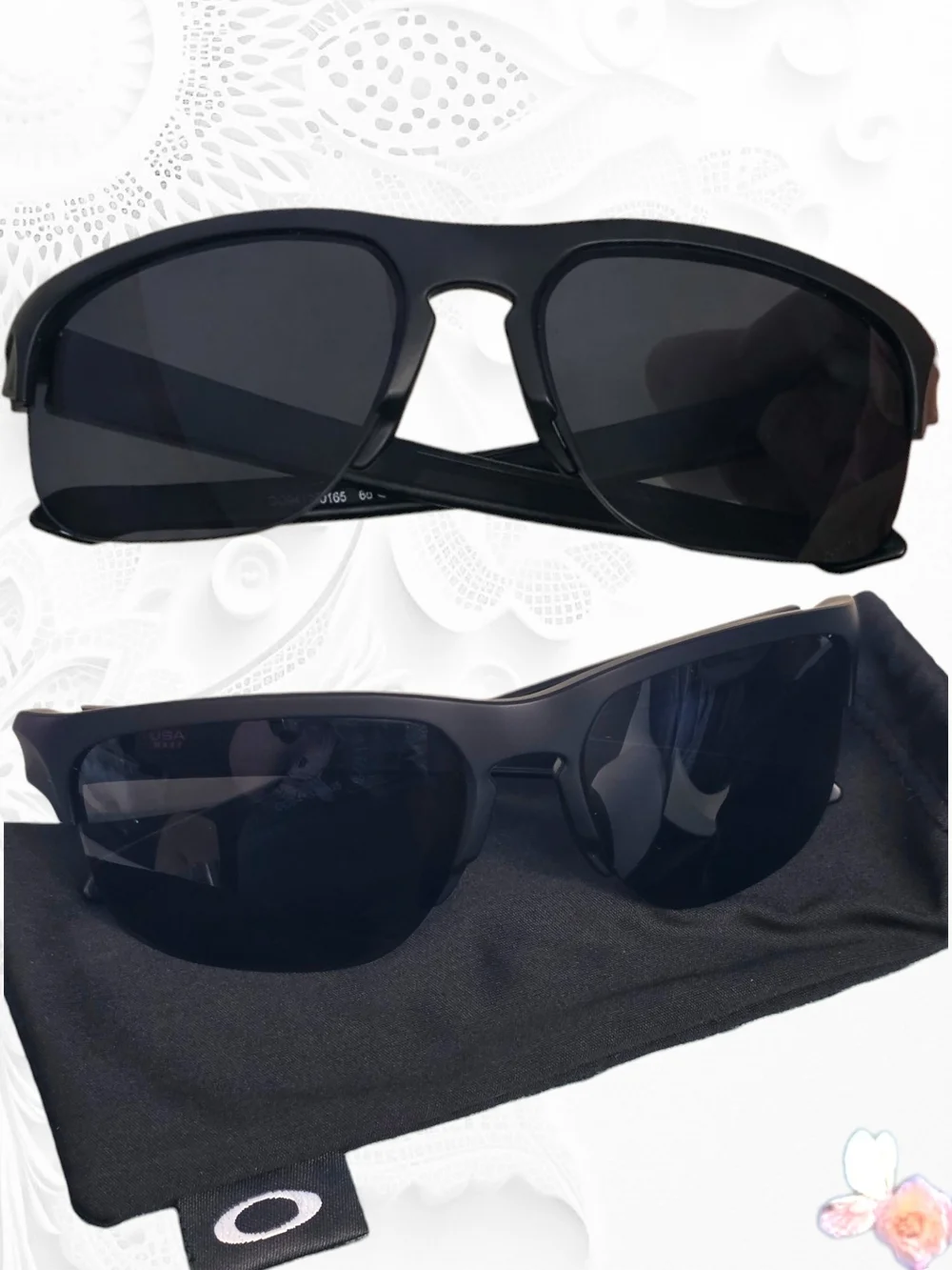 Oakley OO9413‑0165 Black Wrap Sunglasses – NWOT With Pouch (Unworn) Sporty